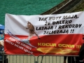 Transparent kibiców Macieja Kota, fot. Julia Piątkowska