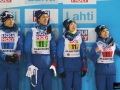 Japończycy na podium (od lewej: D.Ito, Takeuchi, Y.Ito, Takanashi), fot. Julia Piątkowska
