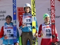 Podium drugiego konkursu (od lewej: Diethart, Wohlgenannt, Ziobro), fot. Julia Piątkowska
