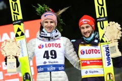 Karl Geiger i Markus Eisenbichler (fot. Julia Piątkowska)