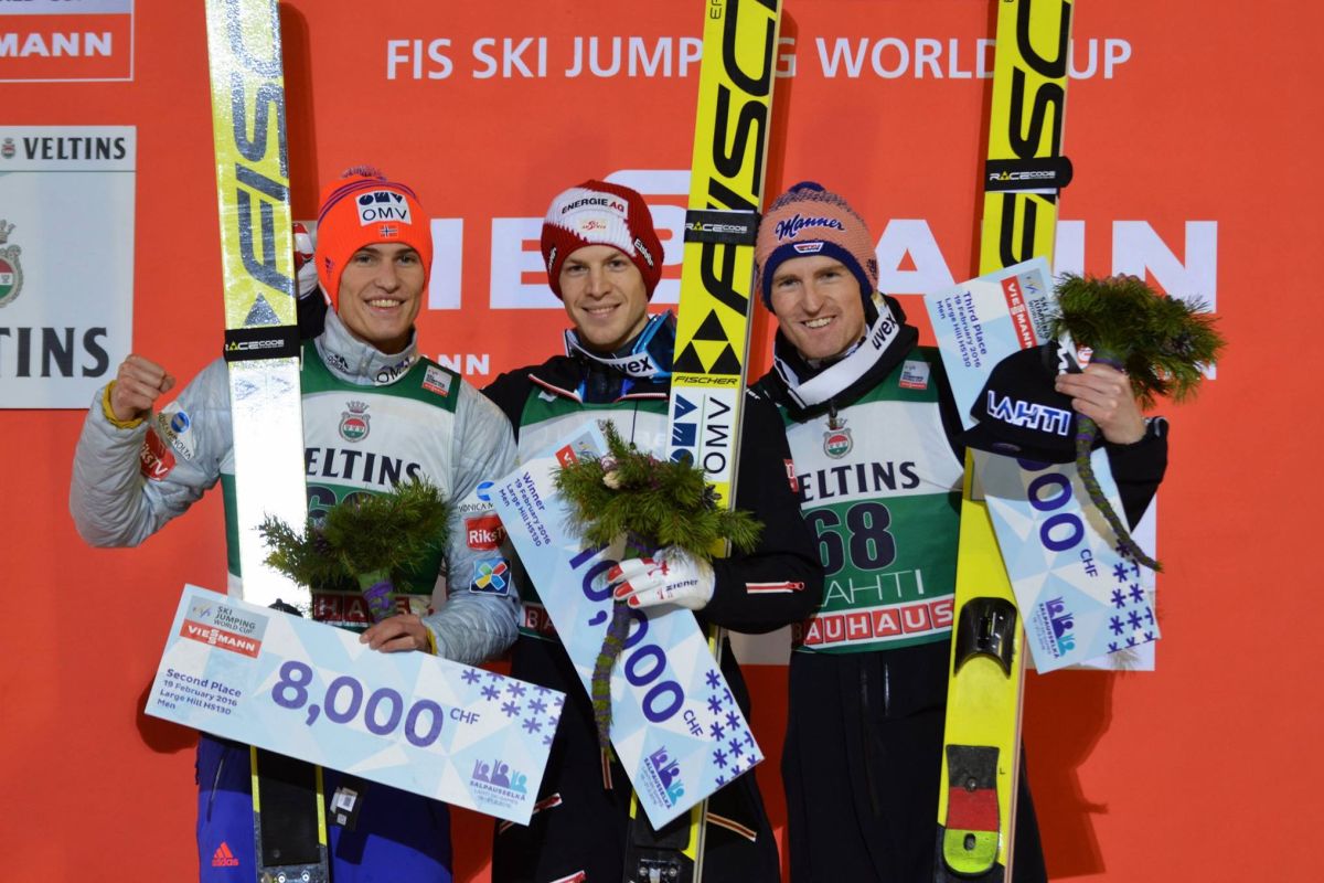 You are currently viewing PŚ Lahti: Niespodziewany triumf Hayboecka, Prevc poza podium!