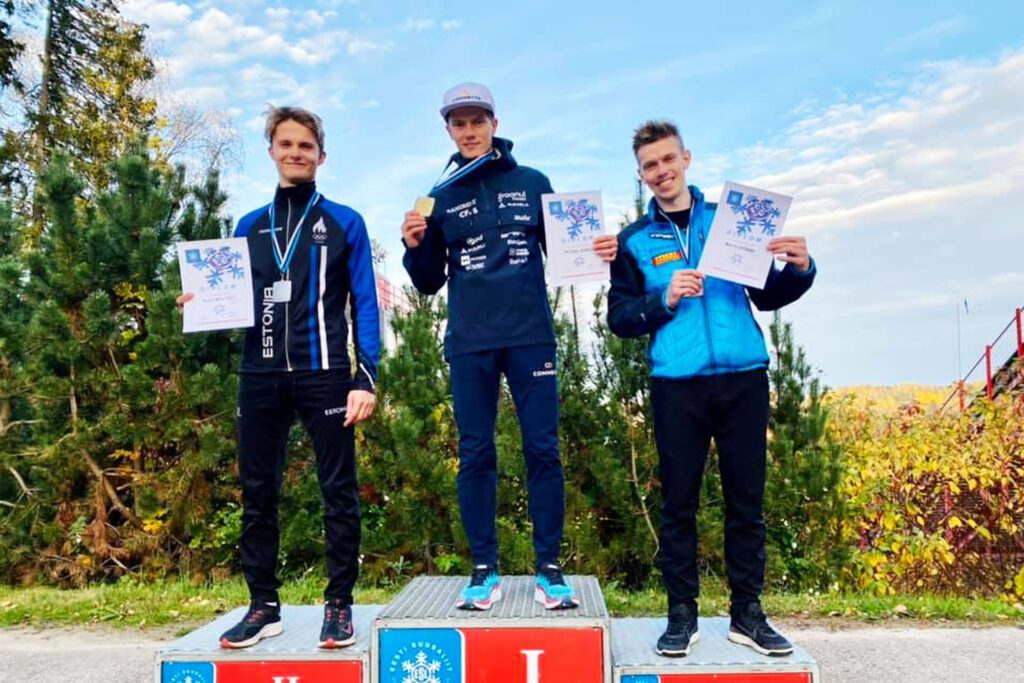 Read more about the article Kombinator norweski najlepszy na mistrzostwach Estonii w skokach narciarskich w Otepää