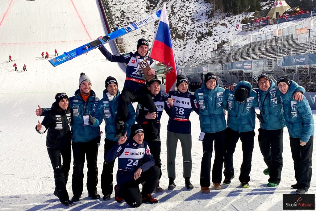 Read more about the article Potęga słoweńskich lotów narciarskich. Hrgota: „Zajc latał najdalej i zdobył srebrny medal”