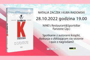 Read more about the article „Za Punktem K”. Nowa ksi膮偶ka (nie tylko) o skokach narciarskich, czyli co dzieje si臋 poza skoczni膮?