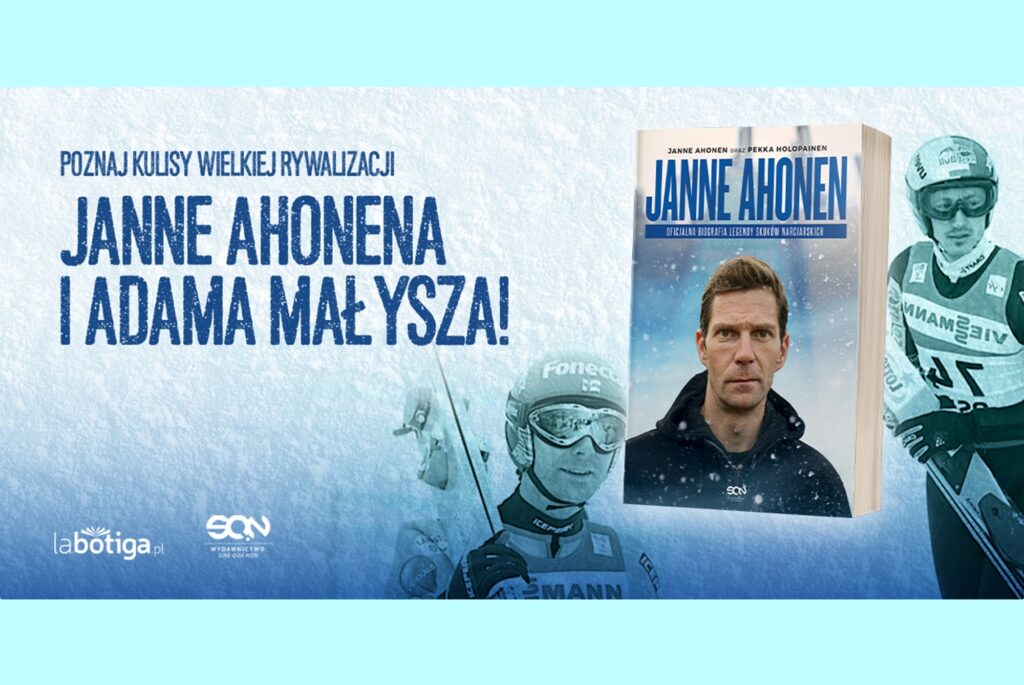 Read more about the article Rusza przedsprzedaż biografii Janne Ahonena! Książka Wydawnictwa SQN pod patronatem SkokiPolska