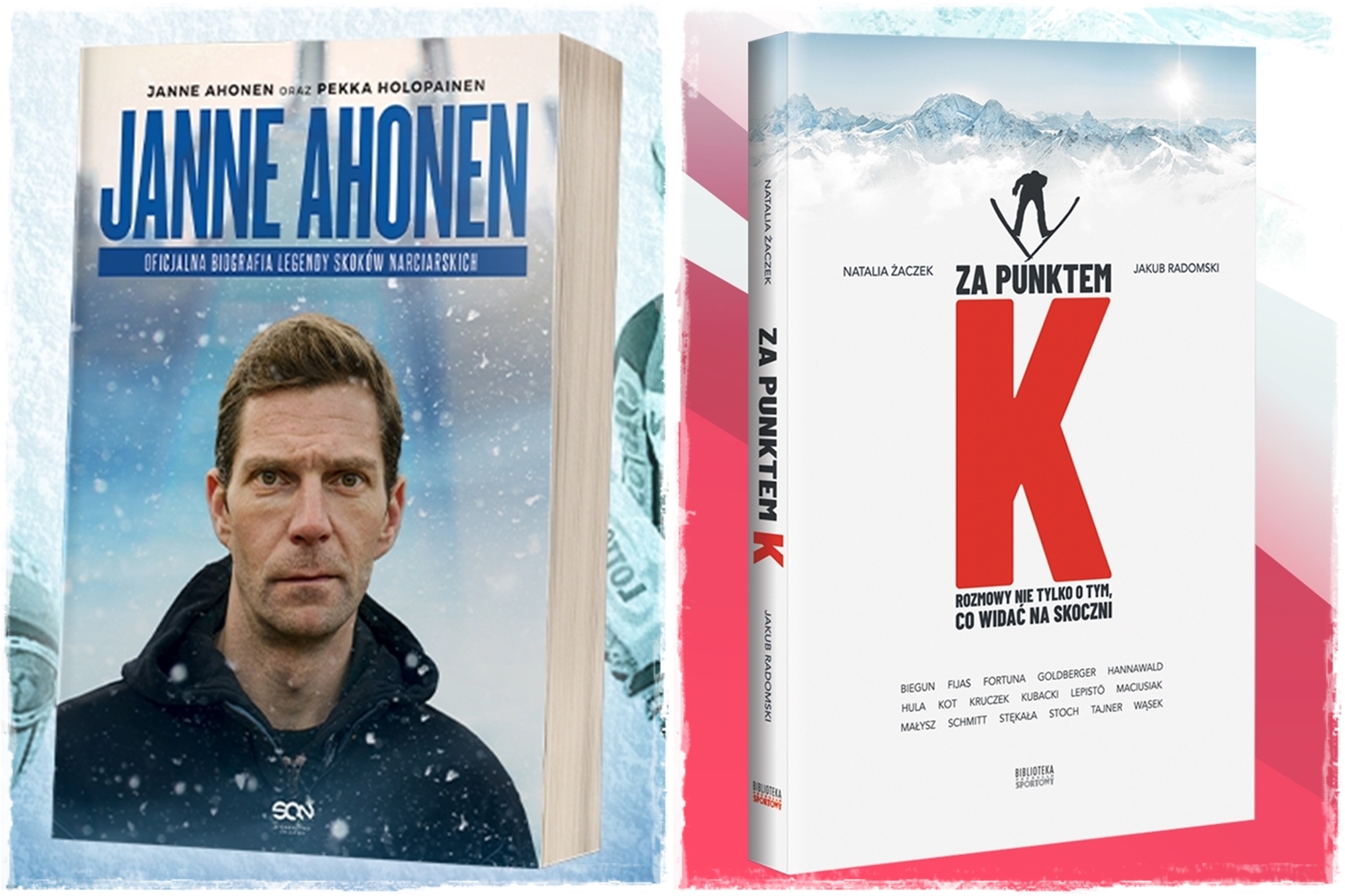 You are currently viewing Biografia Janne Ahonena i „Za Punktem K” nominowane w plebiscycie na Sportową Książkę Roku!