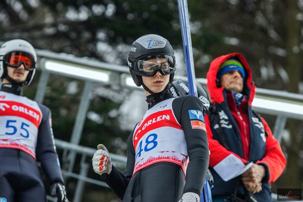 Read more about the article FIS Cup Szczyrk: Hannes Landerer liderem na półmetku sobotniego konkursu. Kacper Tomasiak ósmy